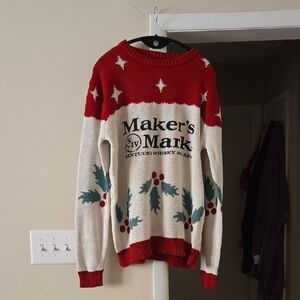 NWOT Maker's Mark Christmas Sweater - Size XL